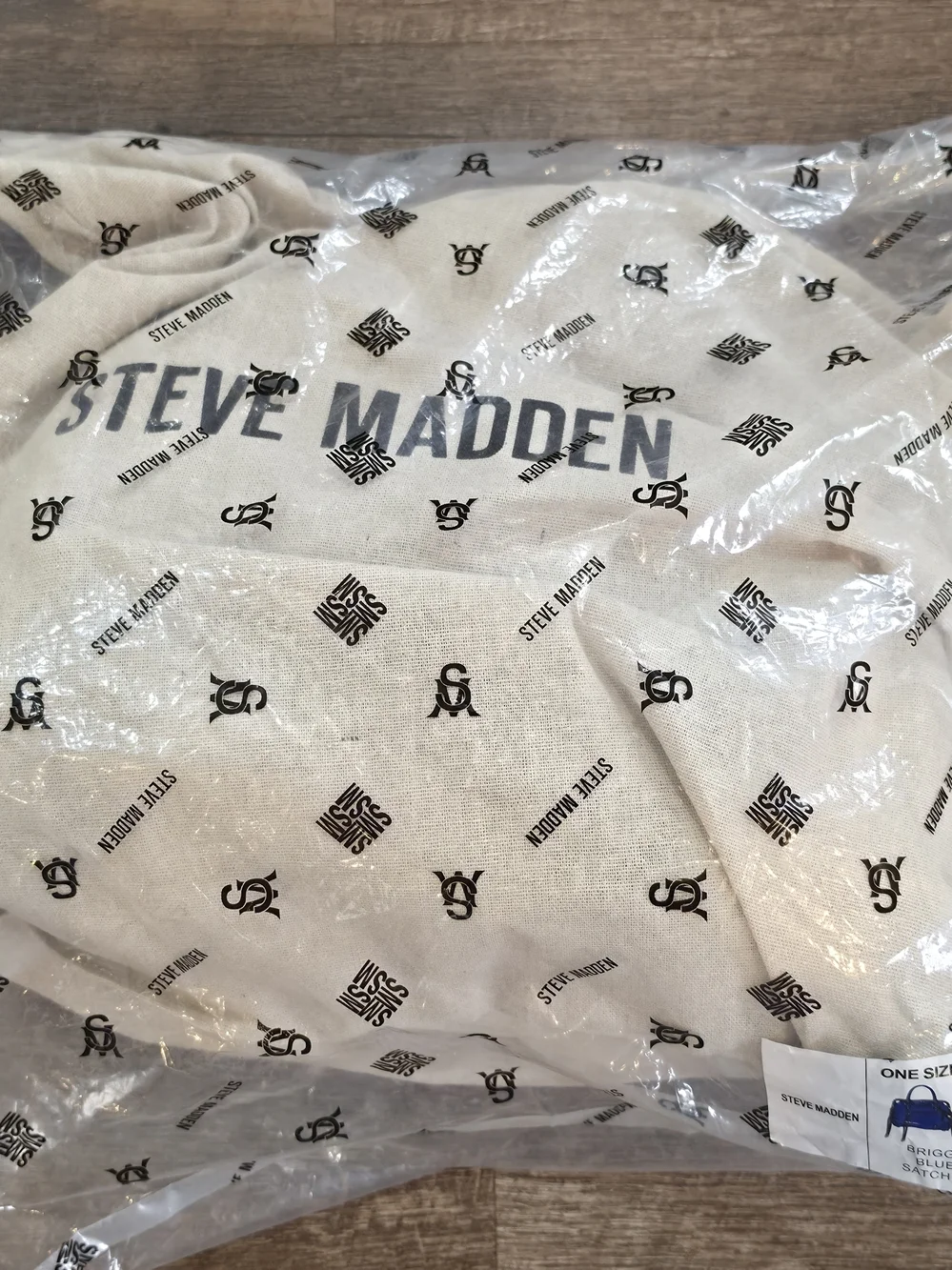 Steve Madden Blue Leather Satchel Bag - Picture 2 of 12